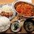 大衆食堂 てんぐ大ホール - 料理写真:ナポリタンと鶏から定食