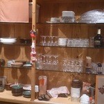 ロッジ - カウンター内部