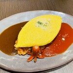 Cafe Bookmark - ふわふわオムライス Wソース