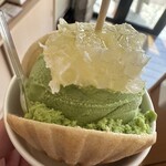 松治郎の舗 - 抹茶最中アイス