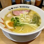 ラーメンにっこう - 2024.3.31  鶏白湯 塩