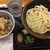 つくもうどん - 料理写真:釜あげ肉つけ汁うどん490円が晦日で240円(2024.3.31)