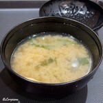 Matsuya - お揚げさんと若芽の味噌汁