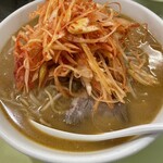 らーめん日の出 - からネギ味噌ラーメン　大盛り　1000円