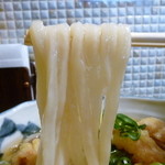 麺リフト（とり天あんかけうどん）