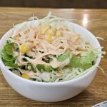 Hokuou - ランチのサラダ