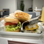 Tsuka-chan - 料理写真:ミニ食パンとごはんサンド