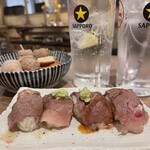 0秒レモンサワー 大阪駅前 肉寿司 - 