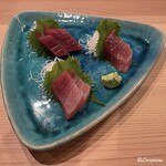 小料理屋 菜の花 - 近海まぐろ三種盛