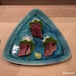 小料理屋 菜の花 - 近海まぐろ三種盛