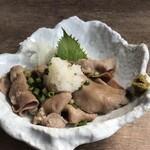 Cow tongue ponzu sauce