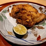 銀座 しのはら - トラフグの唐揚げ