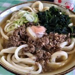 みうらうどん - 肉月見うどん