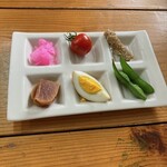 江洲の花 - 突き出し
