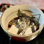そば処 奥沢 - 揚げ餅入りおろしそば