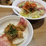 Rock’anDo - そら豆ポタージュ＋帆立にんにくバター焼丼