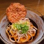 Nihon Ryouri Setouchi - ⑦冷やし桜蕎麦、桜海老かき揚げ