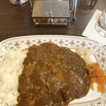 洋食 キムラ - 「ご隠居カレー」ルー掛け＆薬味オン