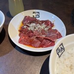 牛角 - ハラミ定食