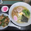 支那そば 大陸 - 料理写真:支那そば+レバニラ丼(日替わりセット) ¥780