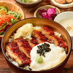 [Seasonal menu] Eel and grated yam rice bowl