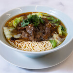 Domestic beef shank spicy soup noodles