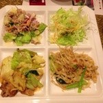 アジアンタワン - 201402　ｱｼﾞｱﾝﾀﾜﾝ　★ランチビュッフェ（880円）★サラダ・焼きそば、など