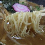 黒田屋 - あごだしラーメンの麺リフト