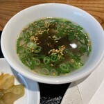 台湾料理 篤 - 美味しいワカメスープ
