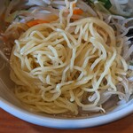 中華麺 遊光房 - 野菜タンメンの麺