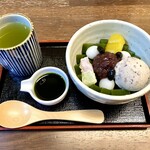 Tokiya - 抹茶あんみつ、¥960-