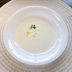 麦の家 - 新玉ねぎのスープ