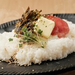 Teppanyaki takana mentaiko butter rice