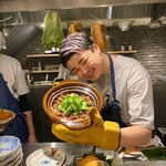 オステリア マンジャーレ - 土鍋のお披露目