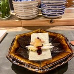 オステリア マンジャーレ - お通しの北京ダック