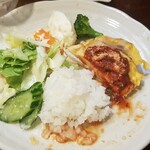 キッチン ブルー グローブ - 最後のワンプレート