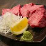 まさにく - 厚切り芯タン（※メニューの写真はイメージです）