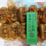 ゼイタク煎餅と重盛の人形焼(古城商店)