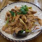 中国茶房8 - 老北京羊肉胡麻タレサラダ