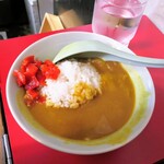 ra-menandokare-semmontentaigen - 茶碗カレー（￥400）。いい感じにピリッとして、ラーメンが出る前のよき「前菜」に