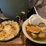 和洋食道 Ecru - 南部スープカレーランチセット 1100円