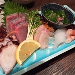 Robata Jin - 刺身盛り合わせ