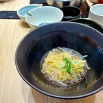 ひとりしゃぶしゃぶ 七代目 松五郎 - 自分で作る〆のミニラーメン