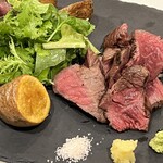 和優 - 米沢牛イチボの和風ステーキ