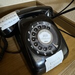 湯之谷山荘  - 内線が黒電話！！
