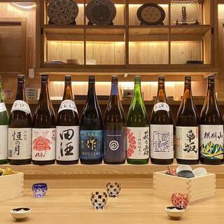 日本酒からボトルワインまで種類豊富なドリンクメニュー