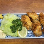 悠久 - ザクザク感を愛せるかどうかで評価は変わる。カキフライでこの衣の食感は経験がない。