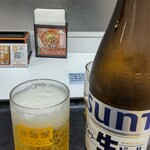 吉野家 - サントリー瓶生ビール 