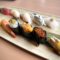 すし乾山 ホテルニューオータニ大阪店 - 江戸前にぎり 粋祭 6930円 うにが特に美味でした