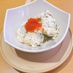 Sushiro - 店内仕込みの海鮮ポテサラ(ガリ入り)